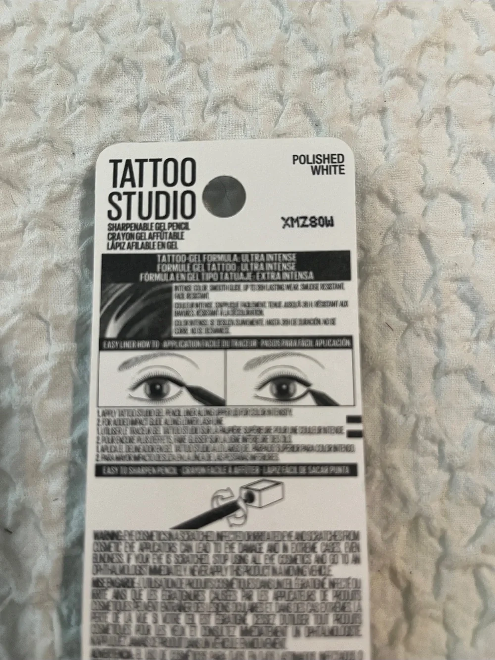NWT Maybelline Eyeliner 970 Polished White